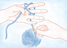 making a slip knot