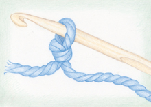 making a slip knot