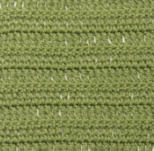 treble crochet swatch