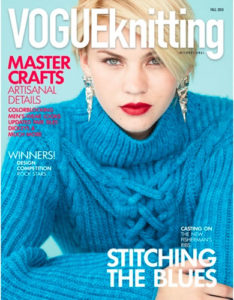 I wrote an article for Vogue Knitting Magazine - G G M A D E I T