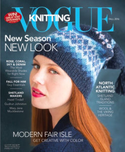 Vogue Knitting Fall 2016